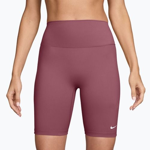 Women's training shorts Nike One Pink Smoke/White