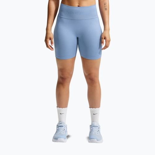 Women's training shorts Nike Pro Seamless work blue