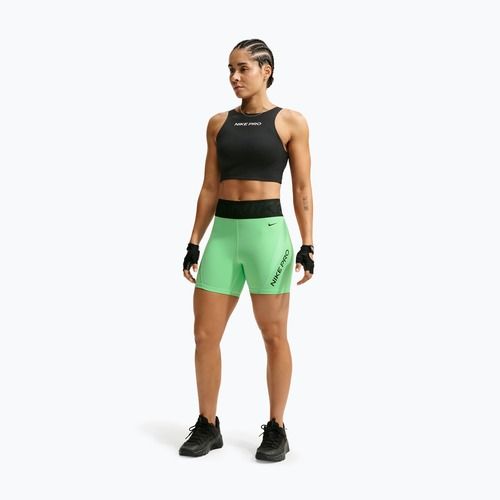 Women's training shorts Nike Pro Sculpt illusion green/cucumber calm/black/black