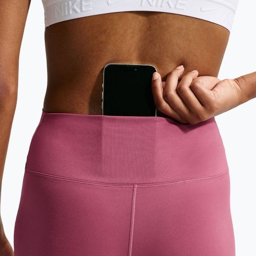 Women's training leggings Nike One pink smoke/white