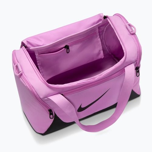 Training bag Nike Brasilia Duffel Extra Small 24 l light magenta/black/black