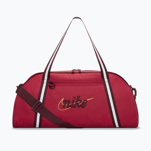 Women's training bag Nike Gym Club Retro 24 l tough red/mystic dates/mystic dates