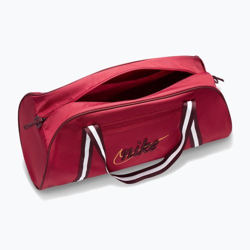 Women's training bag Nike Gym Club Retro 24 l tough red/mystic dates/mystic dates