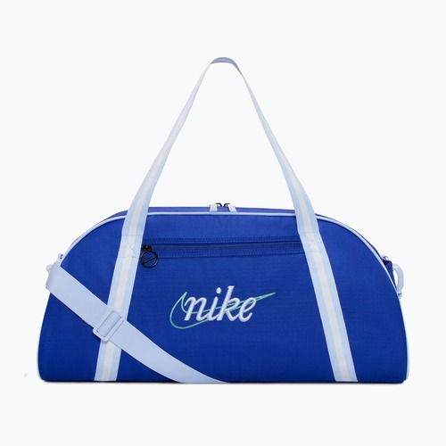 Women's training bag Nike Gym Club Retro 24 l old royal/hydrogen blue/hydrogen blue