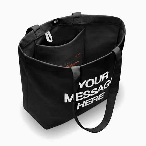 Bag Nike Heritage "Your Message Here" Tote 22 l black/white/safety orange