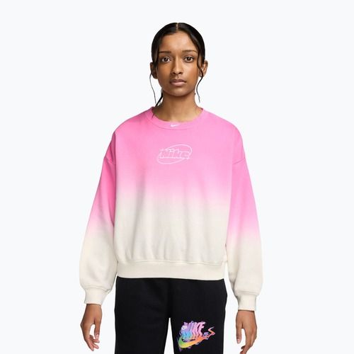 Children's sweatshirt Nike Sportswear Studio sail/playful pink/white