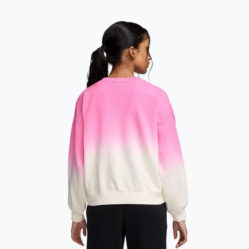 Children's sweatshirt Nike Sportswear Studio sail/playful pink/white