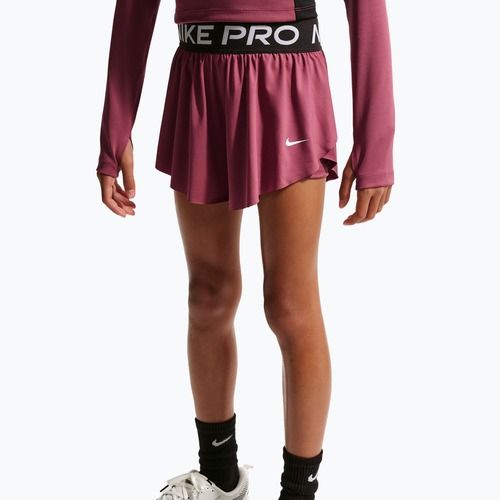 Children's shorts Nike Pro pink smoke/black/white