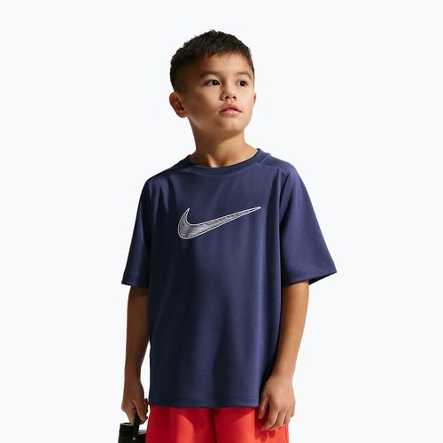 Children's T-shirt Nike Multi Dri-Fit midnight navy/white
