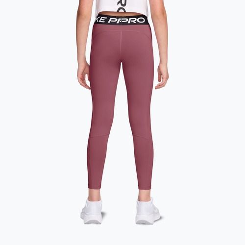Children's leggings Nike Pro pink smoke/white