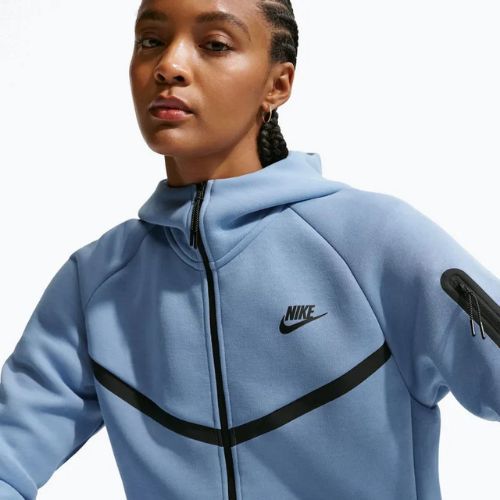 Women's sweatshirt Nike Sportswear Tech Fleece Windrunner work blue/black