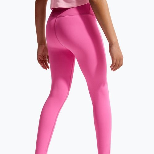 Children's leggings Nike One playful pink/white