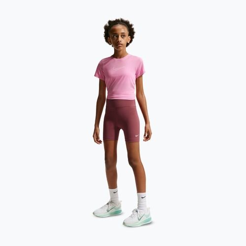 Children's shorts Nike One pink smoke/white
