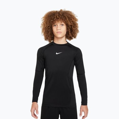 Children's longsleeve Nike Pro Dri-Fit black/white