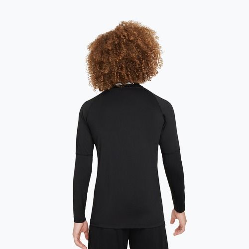 Children's longsleeve Nike Pro Dri-Fit black/white