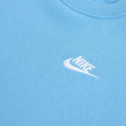 Children's sweatshirt Nike Sportswear Club Fleece football blue/white