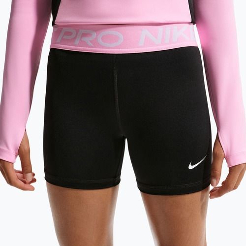 Children's shorts Nike Pro black/pink rise/white