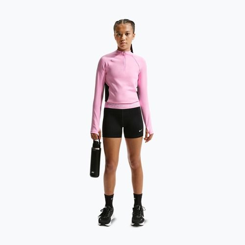 Children's shorts Nike Pro black/pink rise/white
