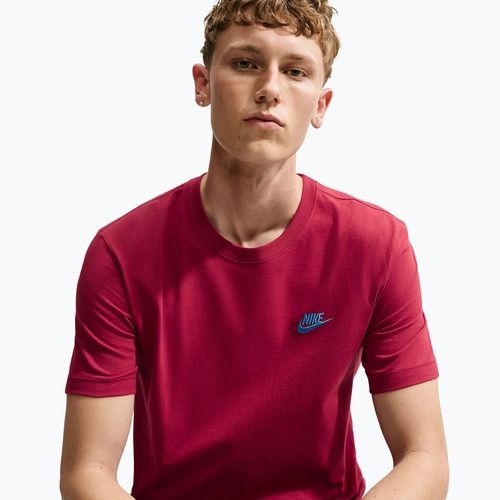 Men's T-shirt Nike Sportswear Club tough red/football blue