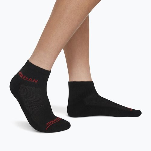 Skarpetki dziecięce Nike Jordan Legend Ankle Quarter 6 pack black