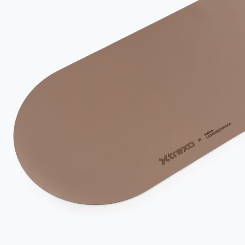 Exercise and yoga mat XTREXO x Anna Lewandowska play mat 183x61 Milktea