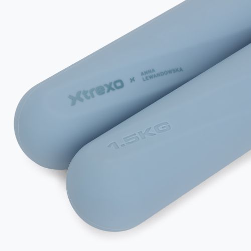 Dumbbell set XTREXO x Anna Lewandowska Bars 215 Azul Bruma