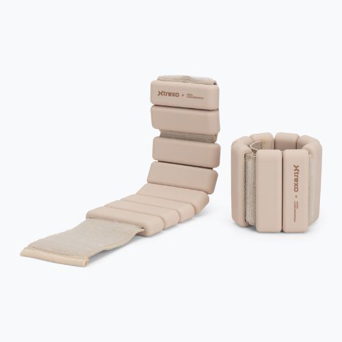 Ankle and wrist weights XTREXO x Anna Lewandowska Bangles 205 Beige