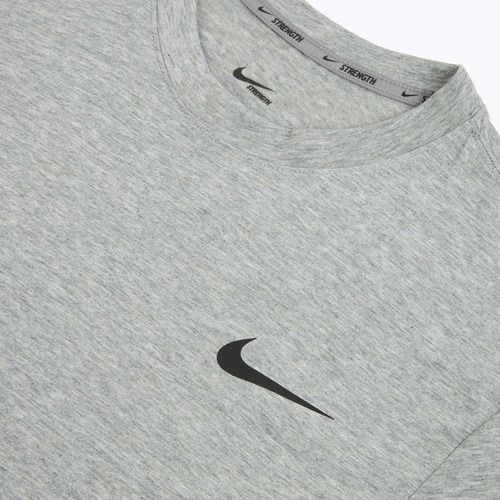 Men's training shirt Nike Strength S&C Dri-Fit heather grey/black