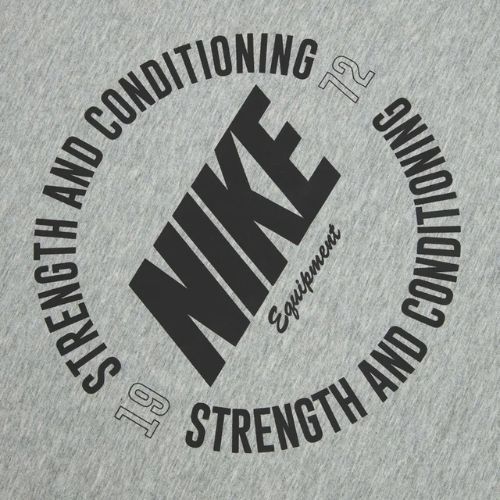Men's training shirt Nike Strength S&C Dri-Fit heather grey/black