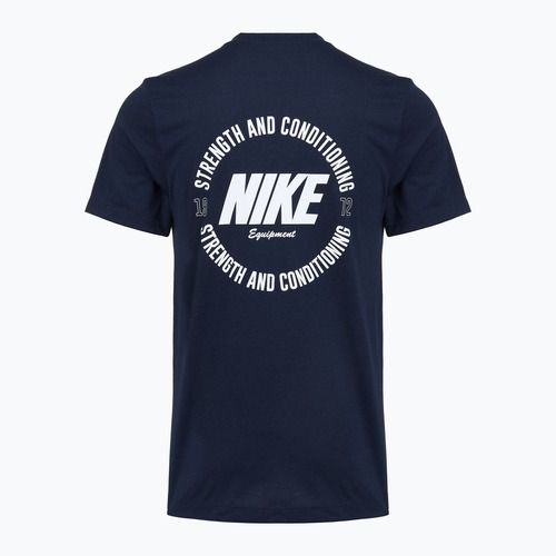 Men's training shirt Nike Strength S&C Dri-Fit navy/white