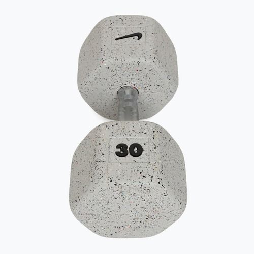 Rubber-coated dumbbell Nike Strength Grind Dumbbell 30 kg wolf grey