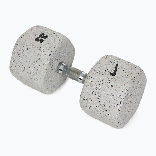 Rubber-coated dumbbell Nike Strength Grind Dumbbell 35 kg wolf grey