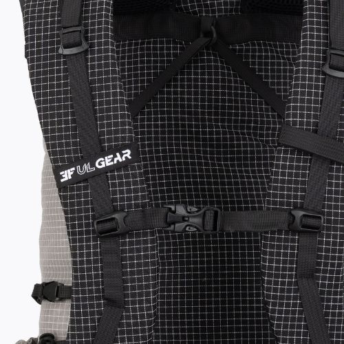 Hiking backpack 3F UL Qidian Pro 46+10L gray
