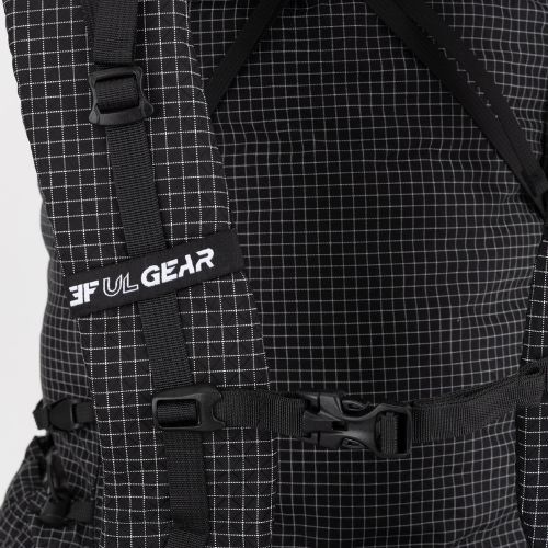 Hiking backpack 3F UL Qidian Pro 46+10L Black