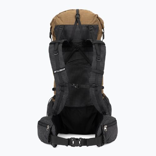 Hiking backpack 3F UL Qidian Pro 46+10L Brown