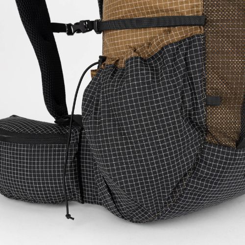 Hiking backpack 3F UL Qidian Pro 46+10L Brown