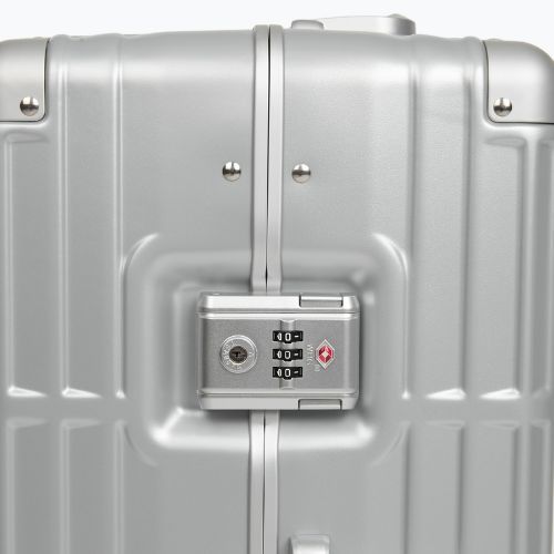 Medium travel suitcase Kadva Tigre 64l Silver