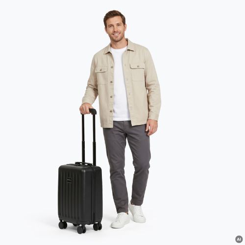 Cabin travel suitcase Kadva Domingo Black