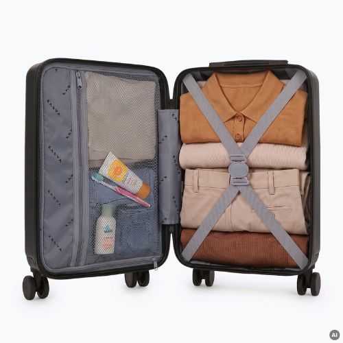 Cabin travel suitcase Kadva Domingo Black