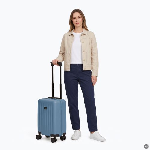 Cabin travel suitcase Kadva Domingo Blue