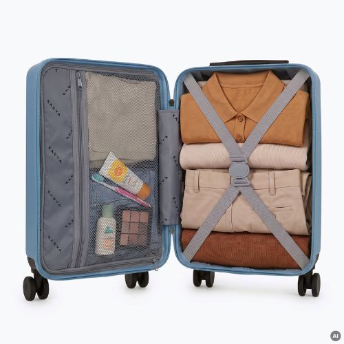 Cabin travel suitcase Kadva Domingo Blue
