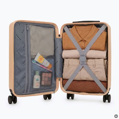 Cabin travel suitcase Kadva Domingo Pink