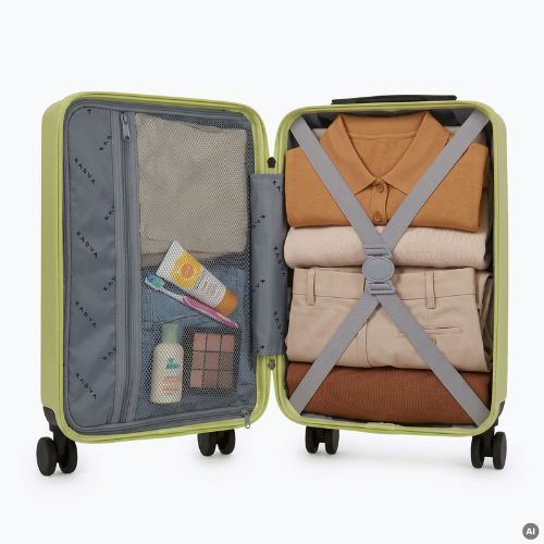Cabin travel suitcase Kadva Domingo Lime