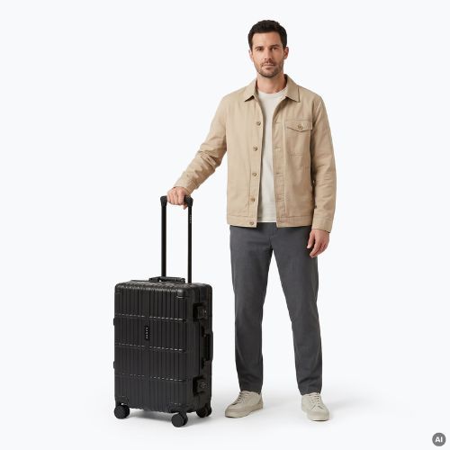 Cabin suitcase Kadva Tigre 37l Black