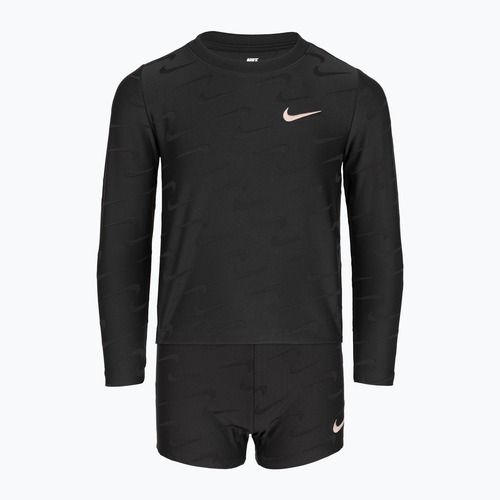 Children's tracksuit Nike Swoosh Motion Club Ls Dk Smoke Grey