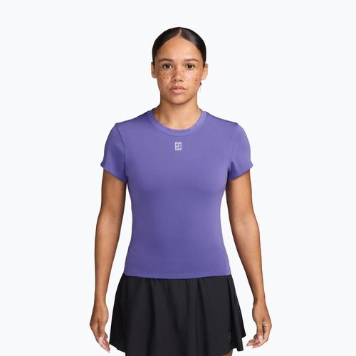 Women's tennis shirt Nike Court Advantage dark iris/white