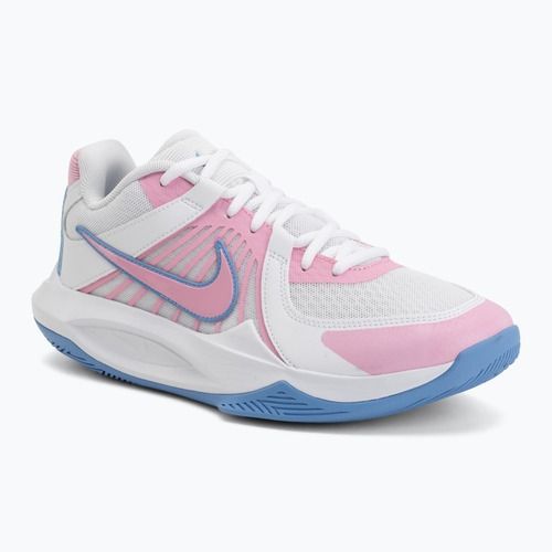 Volleyball shoes Nike Zoom Hyperspeed Court 2 white/pink rise/valor blue