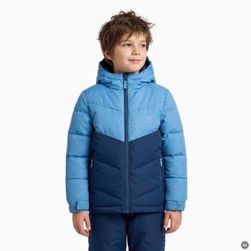Children's insulated jacket Kadva Zippi KDG WP 5K/3K blue