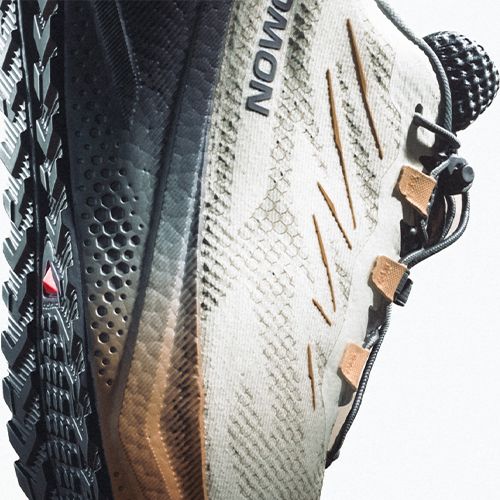 Men's running shoes Salomon Aero Blaze 4 GRVL GTX vanilla ice/black