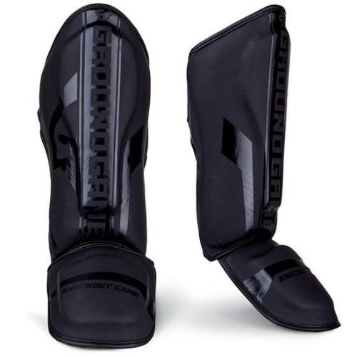 Ground Game Stripe tibia protectors black 21SHINGUARSTRBL